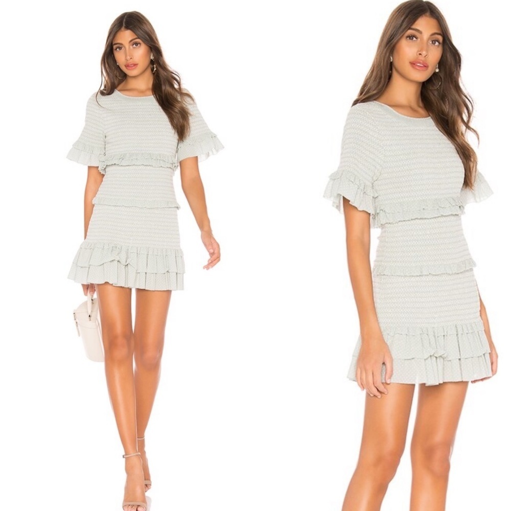 Loveshackfancy Aveline Dress in Seaglass Size small